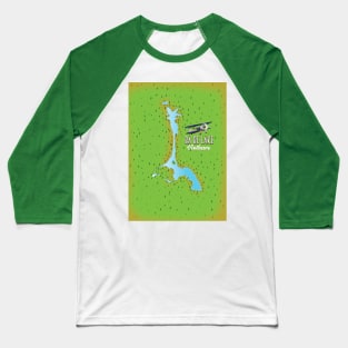 Ba Be Lake Vietnam Baseball T-Shirt